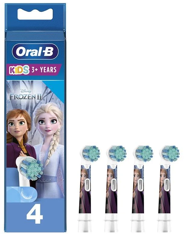 Dantų šepetėlio antgaliai ORAL-B BRAUN Frozen II, 4 vnt.