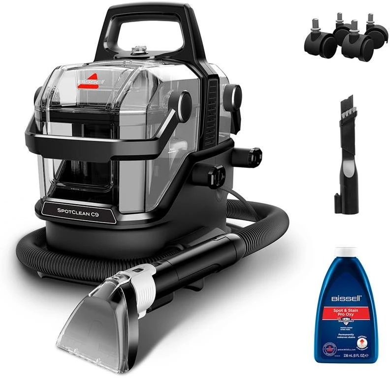Dulkių siurblys Bissell | Nešiojamas kilimų ir apmušalų valiklis | SpotClean C9 Pro | Veikia su laidu | Skalbimo funkcija | 400 W