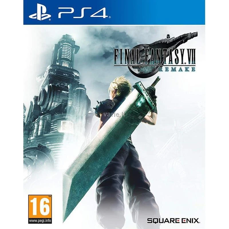Sony Final Fantasy VII Remake, PS4 PlayStation 4 Pagrindinis Anglų kalba