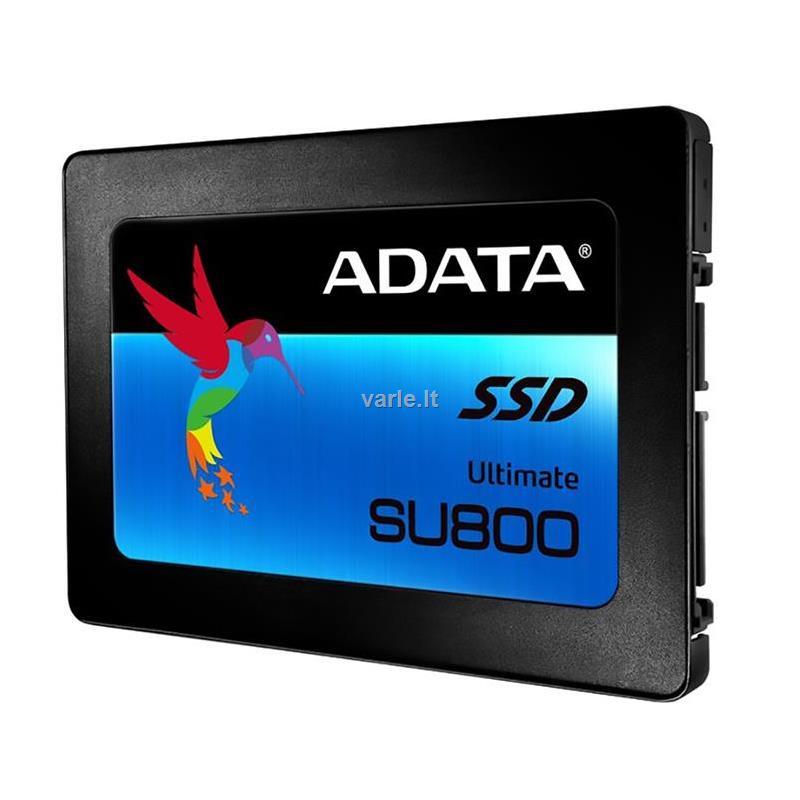 ADATA Ultimate SU800 128 GB, SSD form factor 2.5", SSD sąsaja SATA, Skaitymo greitis 560 MB/s, Rašymo greitis 300 MB/s