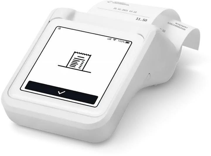 Išmanusis „SumUp Solo Printer“ kortelių skaitytuvas su kvitų spausdintuvu