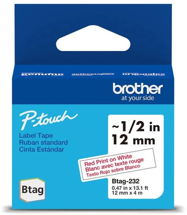 Brother BTAG-232 | Raudona on Baltas | Btag