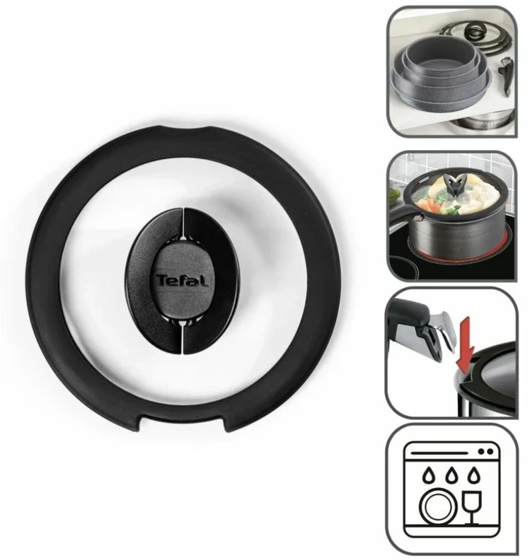 Tefal Ingenio stiklinis dangtis, 24 cm (L9846553)