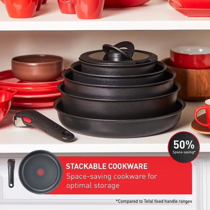 Nelimpančių puodų ir keptuvių rinkinys Tefal Ingenio Ultimate L7649053, 12 dalių