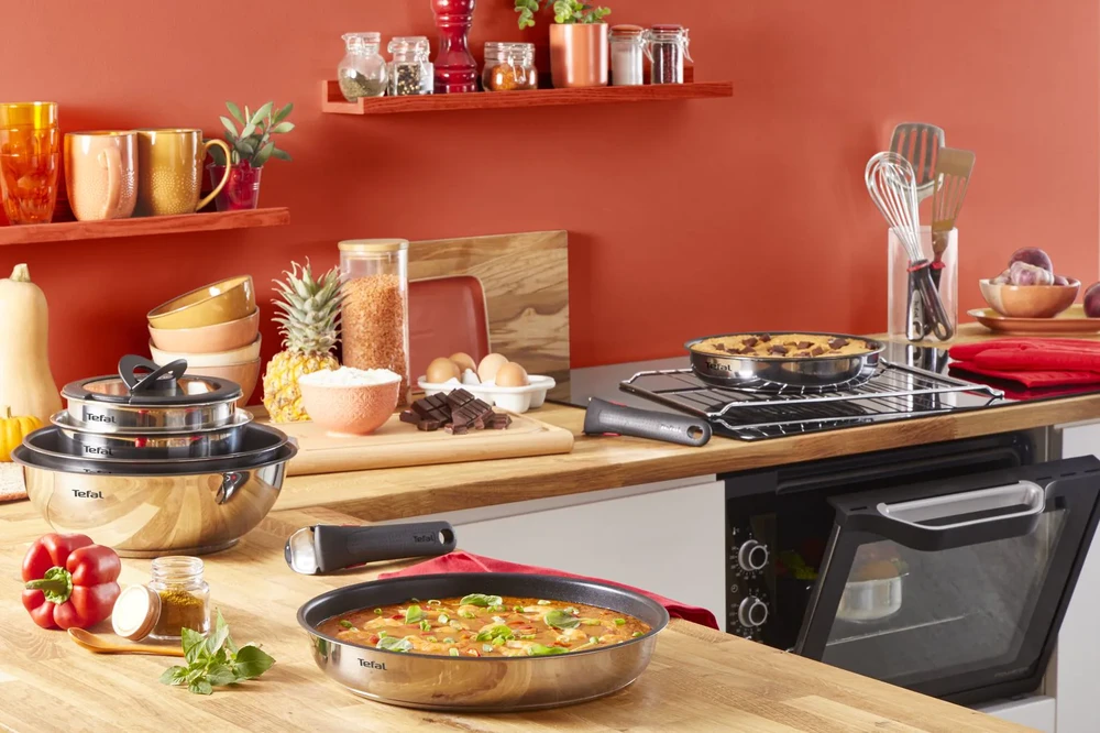 Puodų ir keptuvių rinkinys Tefal Ingenio Emotion, 13 dalių (L897SD74)