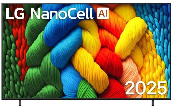 86 colių LG 86NANO81A3A | išmanusis Televizorius | webOS 25 | 4K UHD