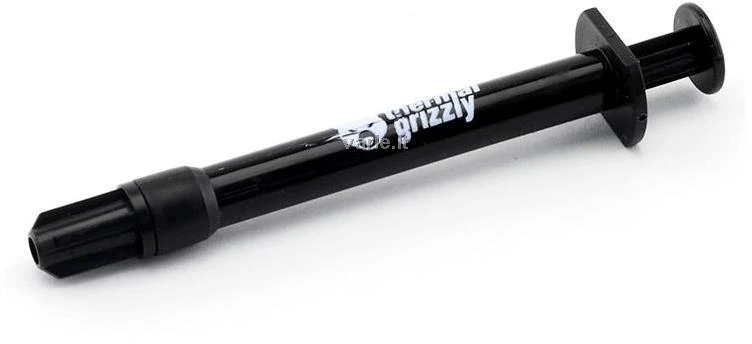 Thermal Grizzly | Terminis tepalas "Conductonaut" 1g | universalus | Šilumos laidumas: 73 W/mk; Klampumas: 0,0021 Pas; Tankis: 6,24g/cm3; Temperatūra: 10 °C / +140 °C; Sudėtis: 1 g