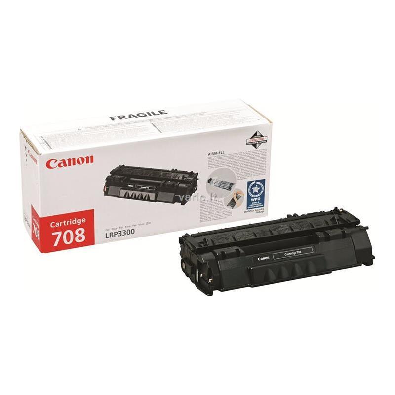 Canon 708 (0266B002) Lazerinė kasetė, Juoda