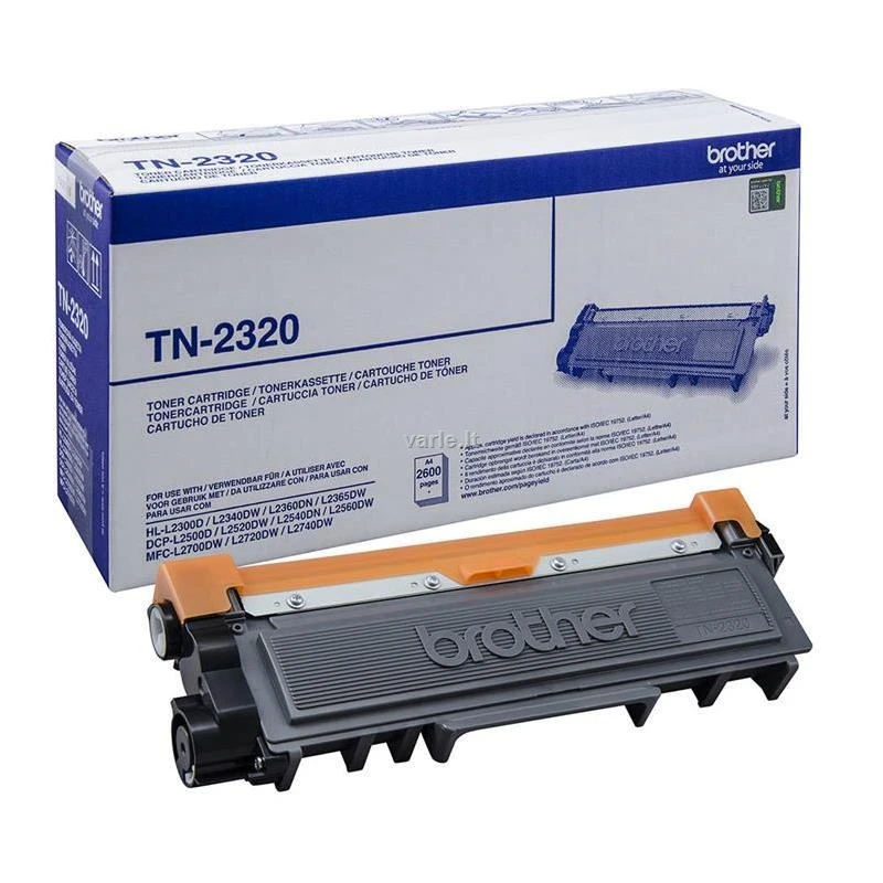 Brother TN-2320 | Toneris Cartridge | Juodas