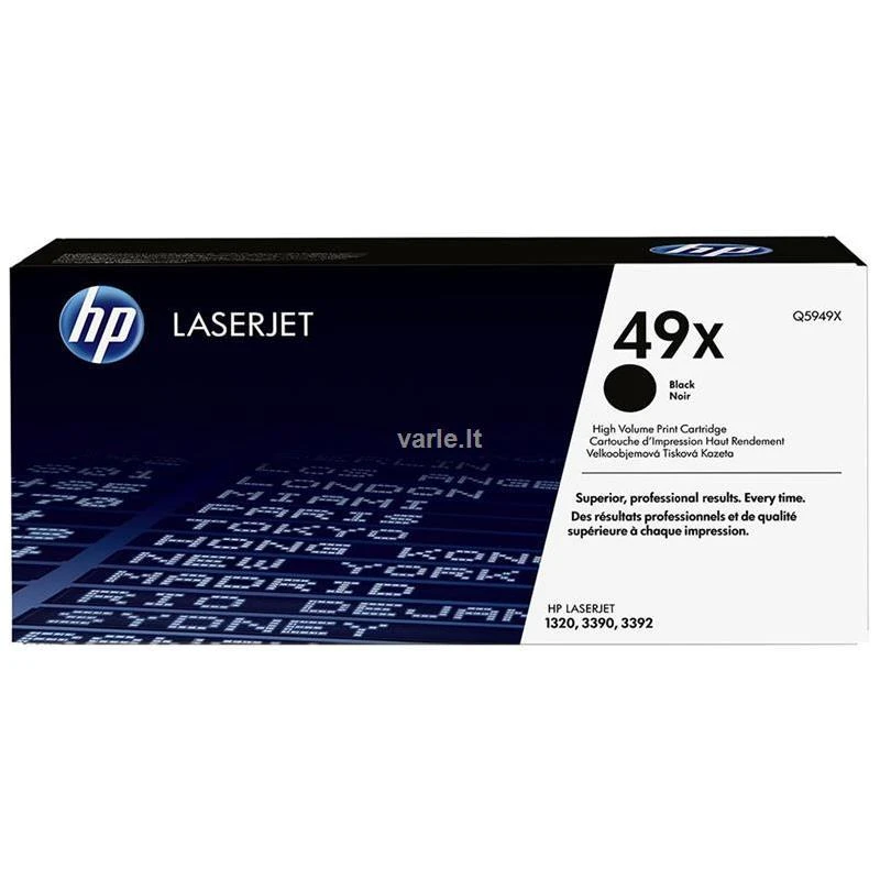 Hewlett Packard (HP) HP Toneris Juodas 49X for LaserJet 1320/3390/3392 (6.000 pages)