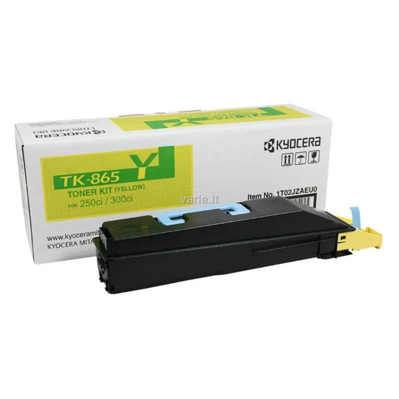 Kasetė Kyocera TK865Y, geltona