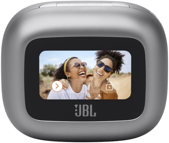 JBL Live Beam 3 TWS ausinės, Sidabrinės