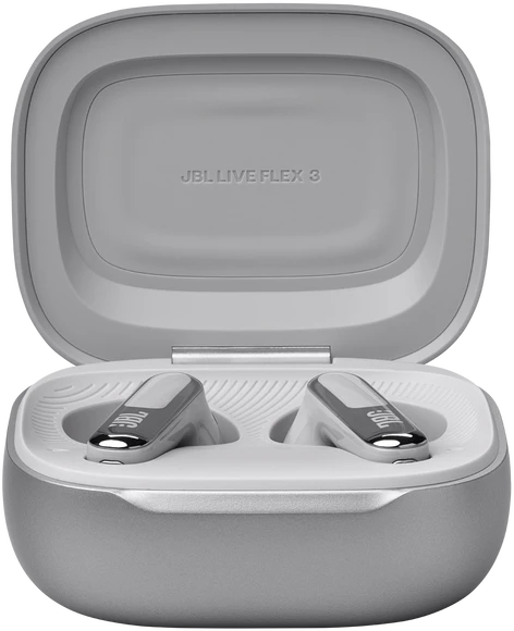 JBL Live Flex 3 TWS ausinės, Sidabrinės