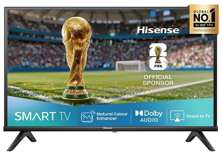 Televizorius Hisense HD Smart TV | 32A4Q | 32" | Smart TV | VIDAA OS | HD | Juodas