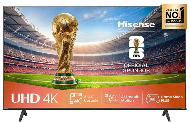 Televizorius Hisense 65A6Q | 65 | Smart TV | VIDAA Smart OS | UHD | Juodas