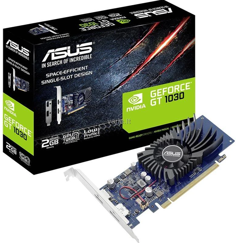 Vaizdo plokštė ASUS GeForce GT 1030 2GB GDDR5