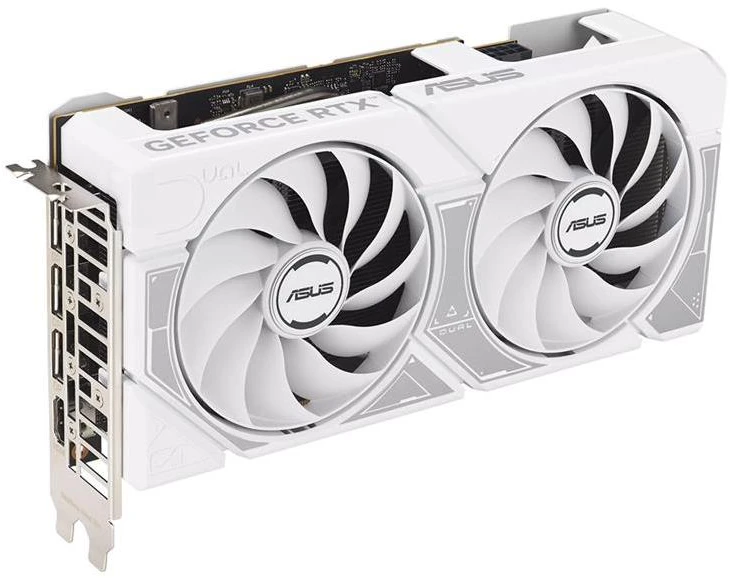 Vaizdo plokštė ASUS Dual GeForce RTX 5060 Baltas OC leidimas, 8192 MB GDDR7