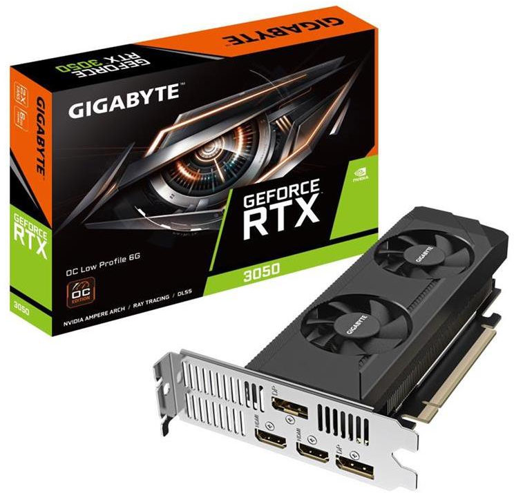 Vaizdo plokštė GIGABYTE GeForce RTX 3050 OC LP 6GB