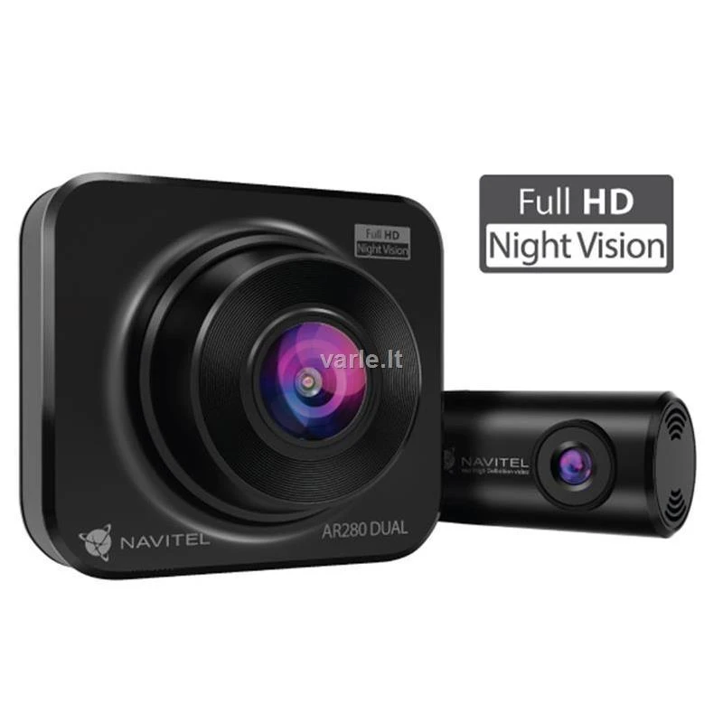 Navitel | AR280 DUAL | Full HD | Dashcam su papildoma galinio vaizdo kamera