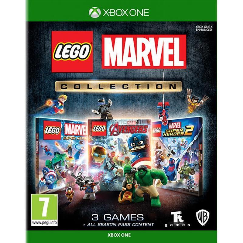 XBOX One LEGO Marvel kolekcija, įskaitant. Keršytojai, super herojai ir super herojai 2