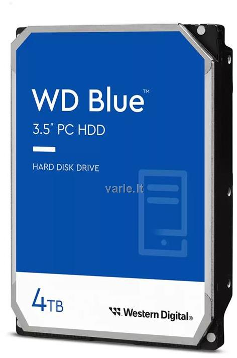 SanDisk WD Mėlyna 4TB SATA 3.5inch 6 Gb/s PC HDD