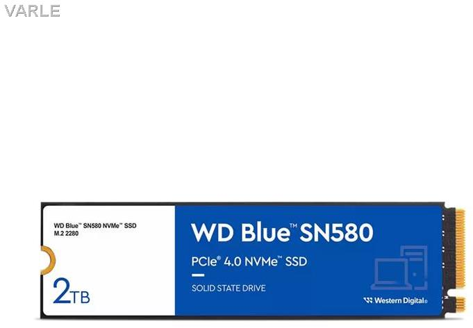 SanDisk WD Mėlyna SN580 NVMe SSD 2TB M.2 PCIe Gen4