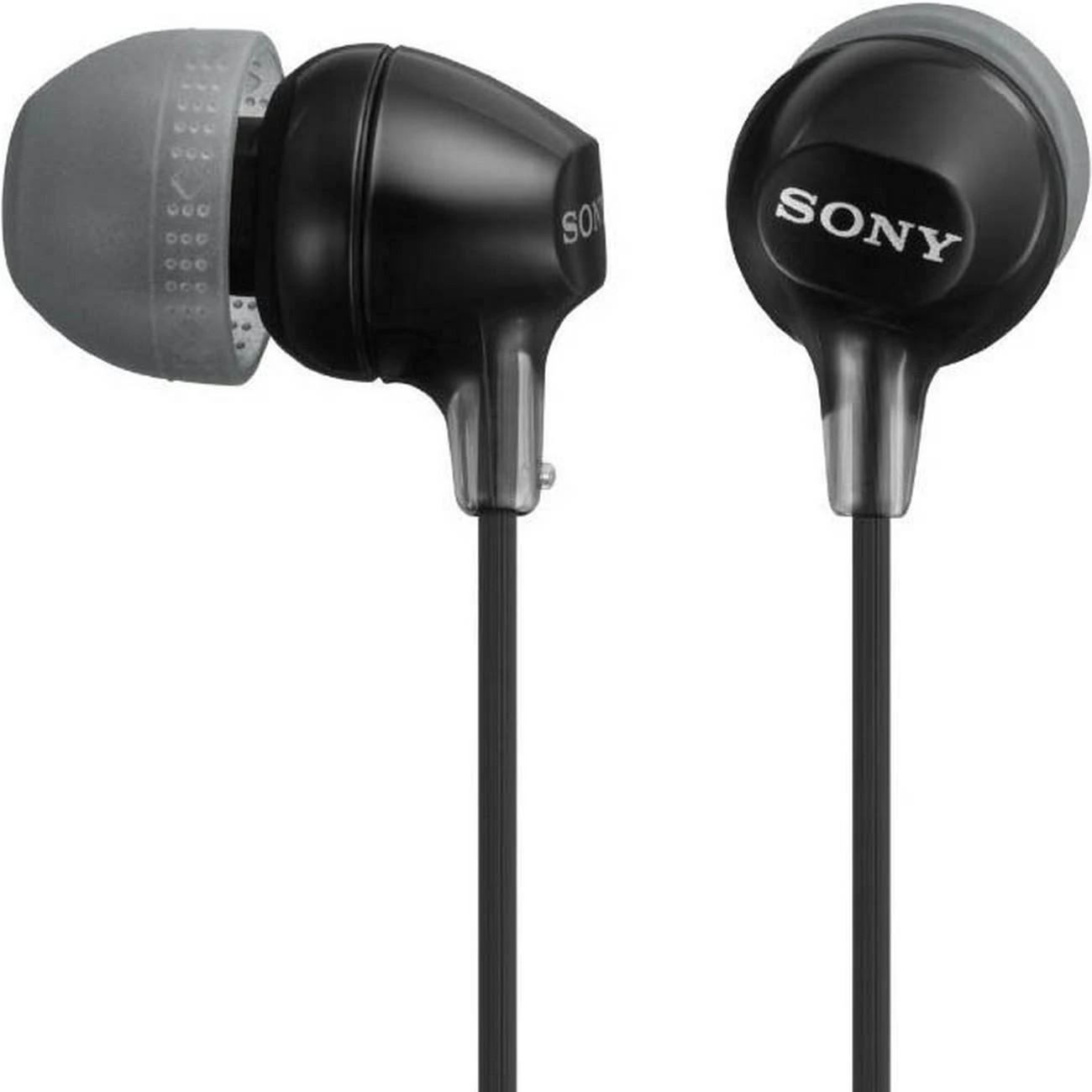 Į ausis įdedamos ausinės Sony MDR-EX15APB,  Juodos