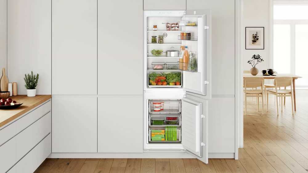 Įmontuojamasis šaldytuvas Bosch KIN86NSE0 NoFrost
