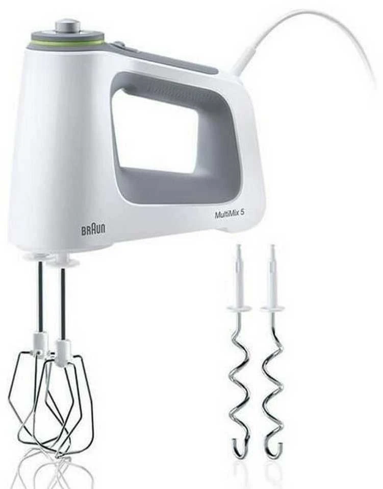 Plakiklis Braun HM5100 Multimix 5 Rankinis plaktuvas Pilka, Balta 750 W