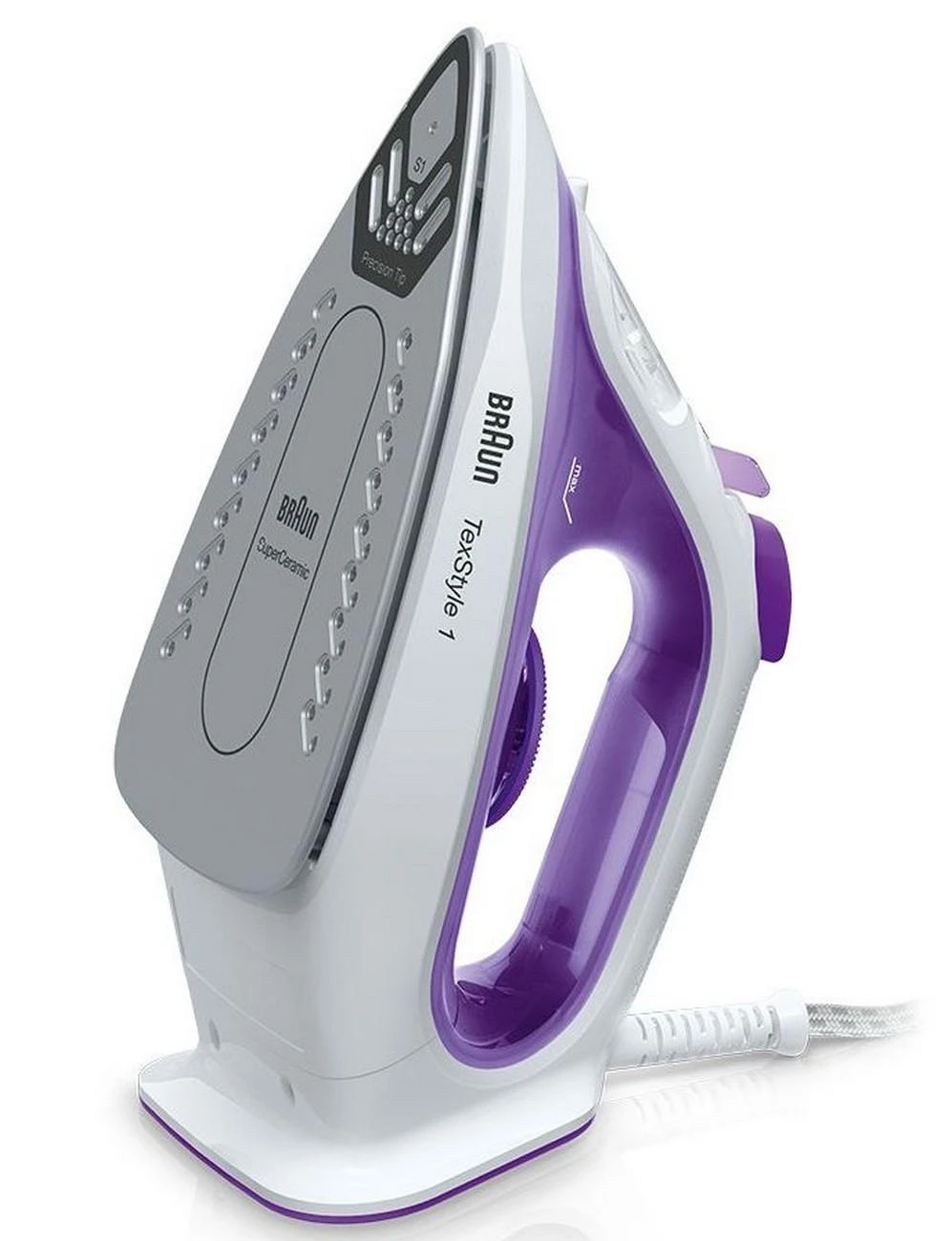 Oral-B BRAUN TexStyle 1 Garų lygintuvas SI 1080 VI, Violet/baltas