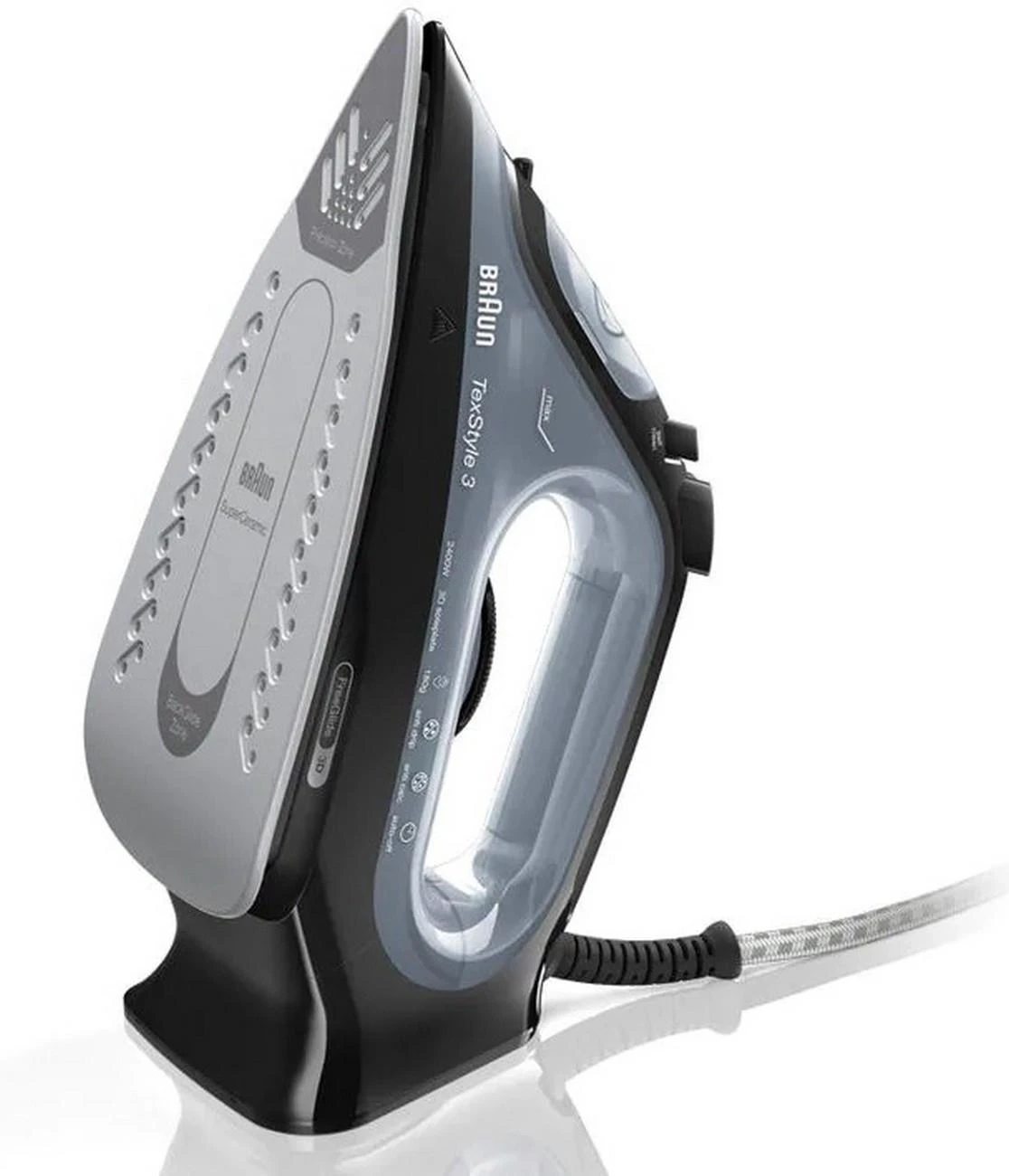 BRAUN TexStyle 3 Garų lygintuvas SI 3055 BK, Juodas