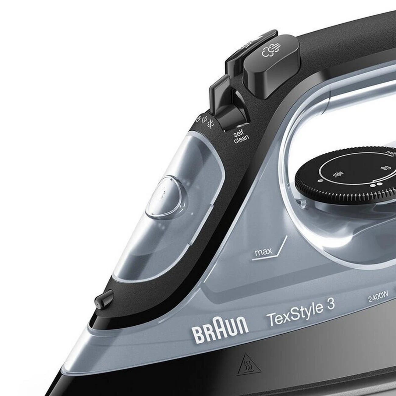 BRAUN TexStyle 3 Garų lygintuvas SI 3055 BK, Juodas
