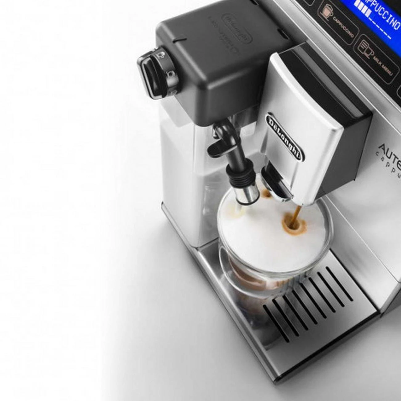 Kavos aparatas Delonghi ETAM 29.660.SB Slėgis 15 bar, Su pieno plakikliu, Automatinis, 1450 W, Sidabrinis
