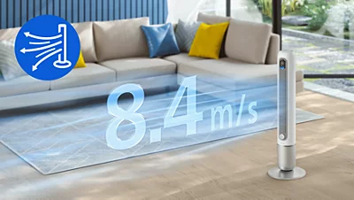 Philips 7000 Serija Išmanusis bokšto formos ventiliatorius, CX7550/00 aprašymas - Prekės nuotrauka
