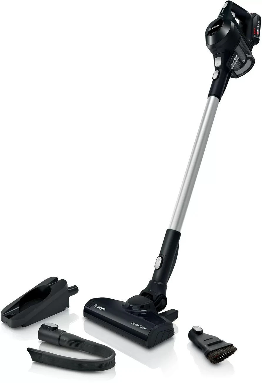 Bosch BBS611BSC Serie | 6 įkraunamasis dulkių siurblys Unlimited, Juodas