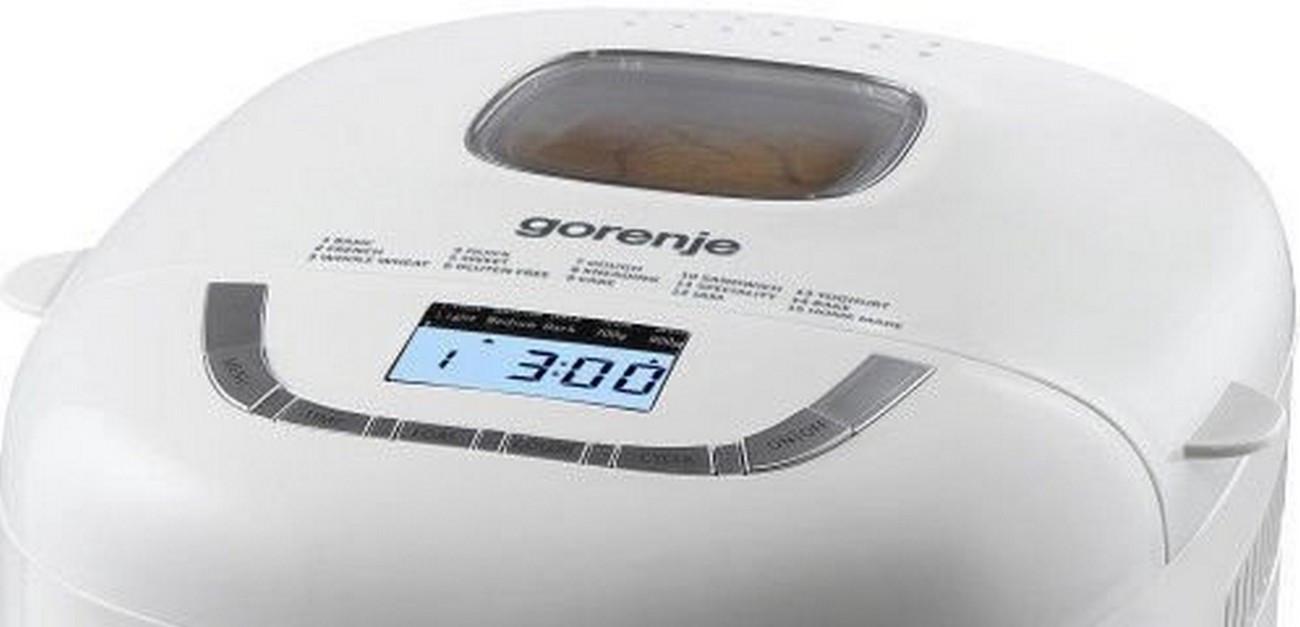 Duonkepė Gorenje Bread maker BM910WII, balta, 550 W, modelis BM910WII, žema kaina Varle.lt