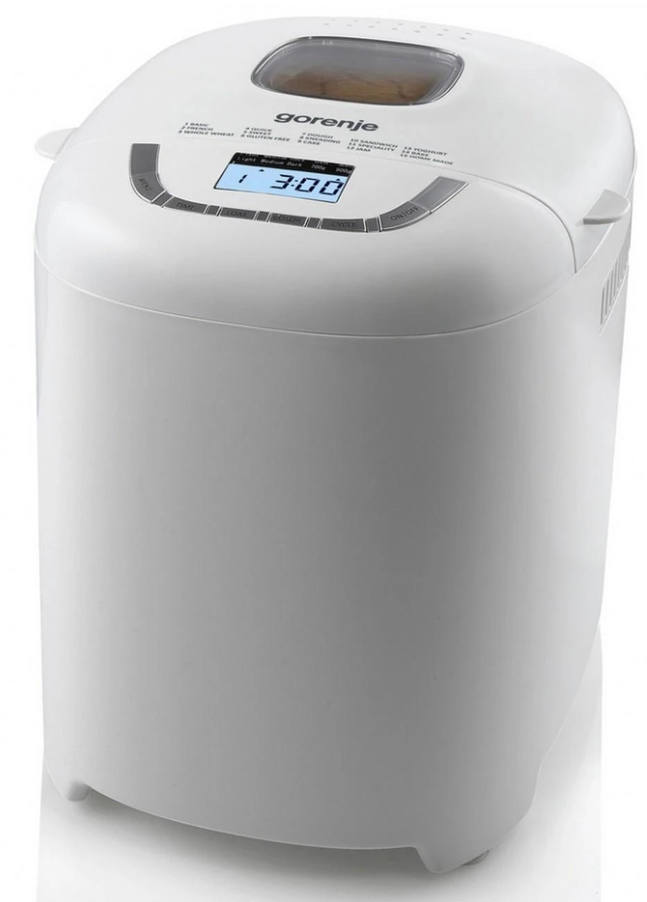 Duonkepė Gorenje Bread maker BM910WII, balta, 550 W