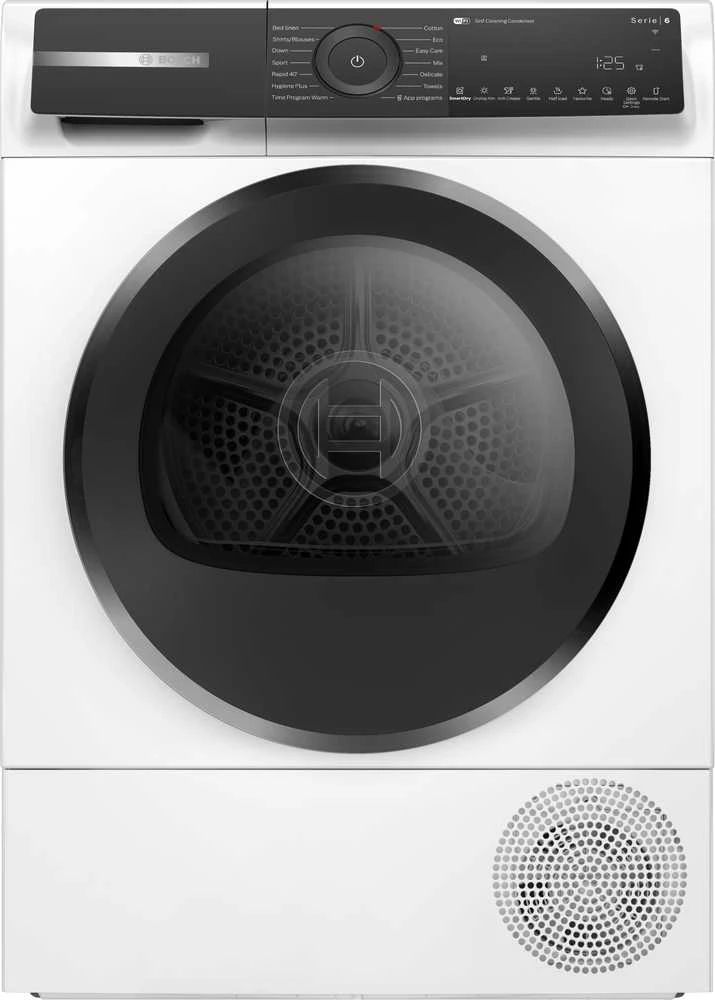 Bosch WQH245B9SN Serija 6, Džiovyklė su šilumos siurbliu, 9kg