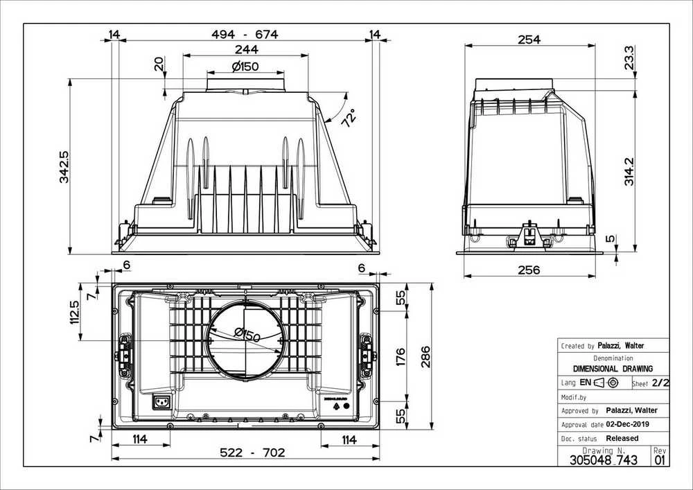Gartraukis Faber INKA PLUS HCS BK A70/2