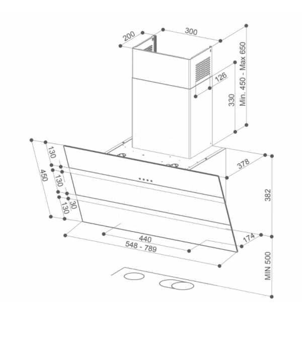 Gartraukis Faber STEELMAX EV8 LED WH/X A55