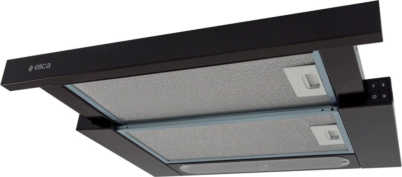 Įmontuojamas gartraukis Elica ELITE 14 LUX BL/A/60, juodas