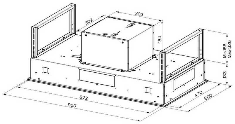 Gartraukis Faber HOOD C-AIR KL A90