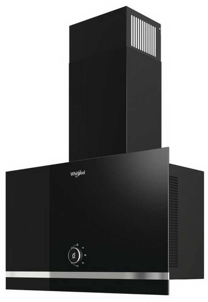 Gartraukis Whirlpool Hood | WHVA 62F LM K | Montuojamas prie sienos | Energijos vartojimo efektyvumo klasė A | Plotis 59,8 cm | 485 m³/h | Mechaninis | LED | Juodas