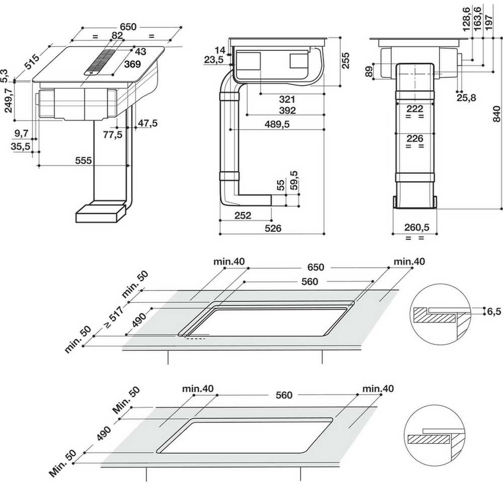Kaitlentė Whirlpool WVH1065BFKIT