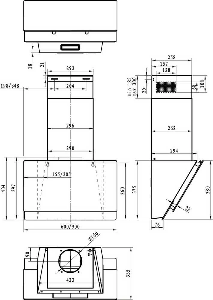 Prie sienos montuojamas garų surinktuvas GORENJE WHI649EXBG