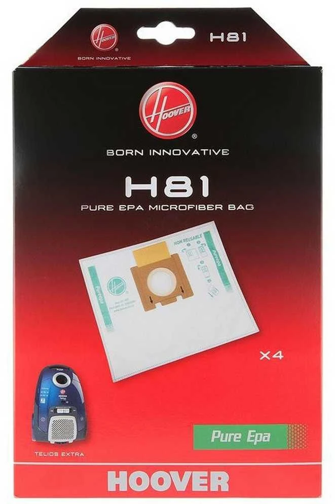 Hoover Pure Epa mikropluošto dulkių siurblio maišeliai H81, Baltas