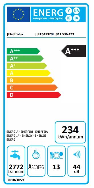 Indaplovė Electrolux EES47320L