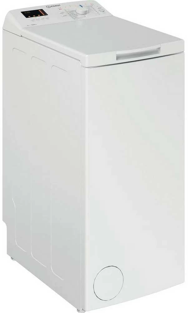 INDESIT Viršutinė skalbimo mašina BTW S60400 EU/N, C energijos klasė, 6kg, 1000 aps./min., Gylis 60 cm