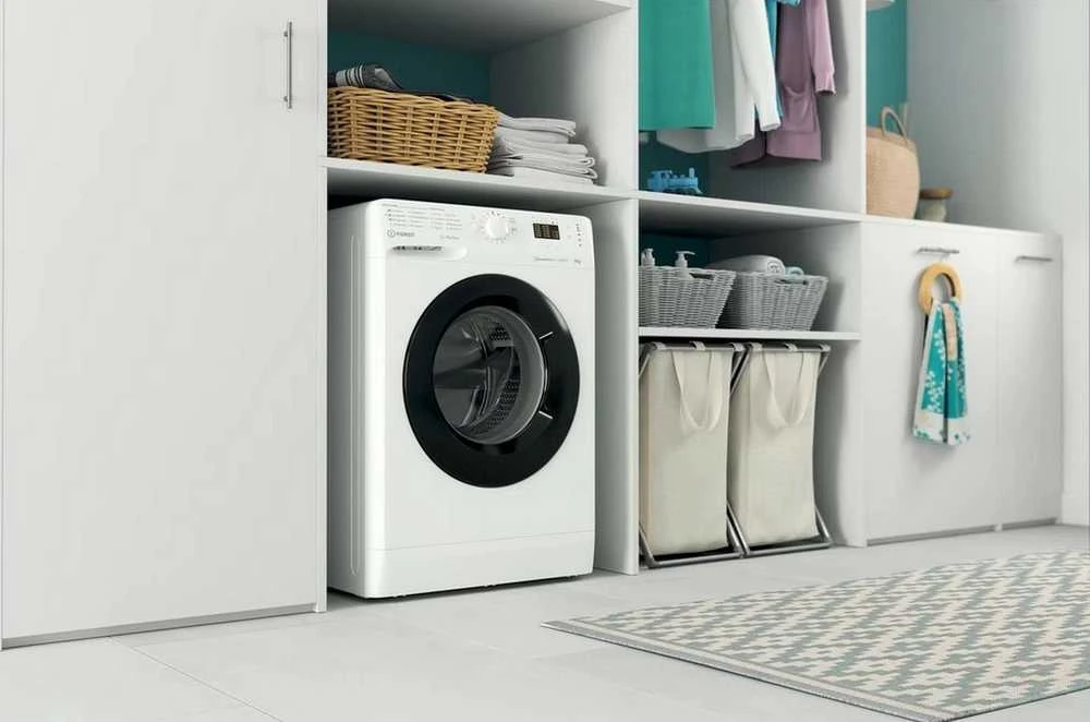 INDESIT | Skalbimo mašina | MTWSA 61294 WK EE | Energy efficiency class C | Front loading | Skalbimo talpa 6kg | 1150 RPM | Gylis 42.5 cm | Plotis 59.5 cm | Ekranas | Big Digit | Baltas