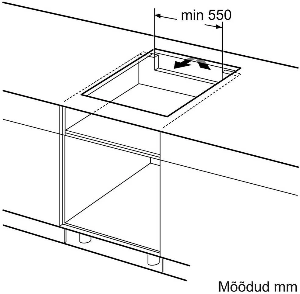 Įmontuojama indukcinė kaitlentė Bosch PVQ631HC1E